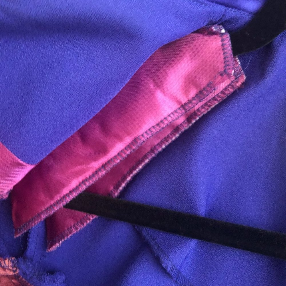 VINTAGE Blazer in Royal Blue Size 5 - Picture 8 of 10